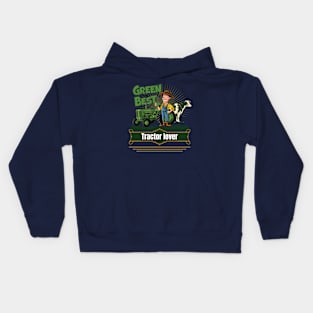 Green is best Kids Hoodie